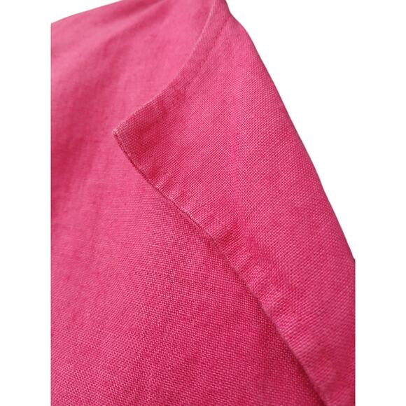 Elliot Lauren Hot Pink Linen Stylish One Button Closure Blazer sz S
Made in USA - Picture 2 of 9